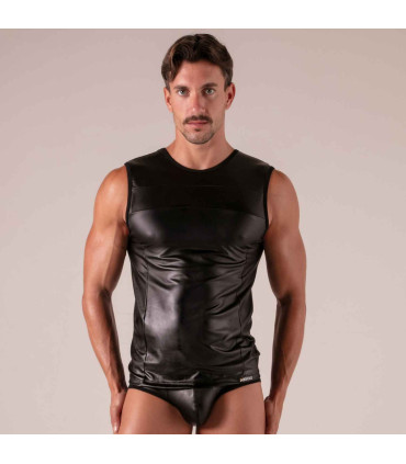Master Tank Top - Erotic Men’s Faux Leather Tank Top