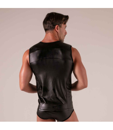 Master Tank Top - Erotic Men’s Faux Leather Tank Top
