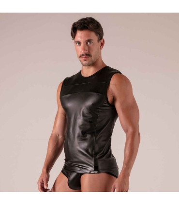 Master Tank Top - Erotic Men’s Faux Leather Tank Top