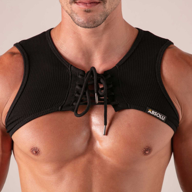 Laced Harness front