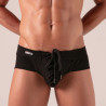 laced brief with absolu male logo