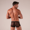 Rebel Zipped Trunks with mesh and faux leather